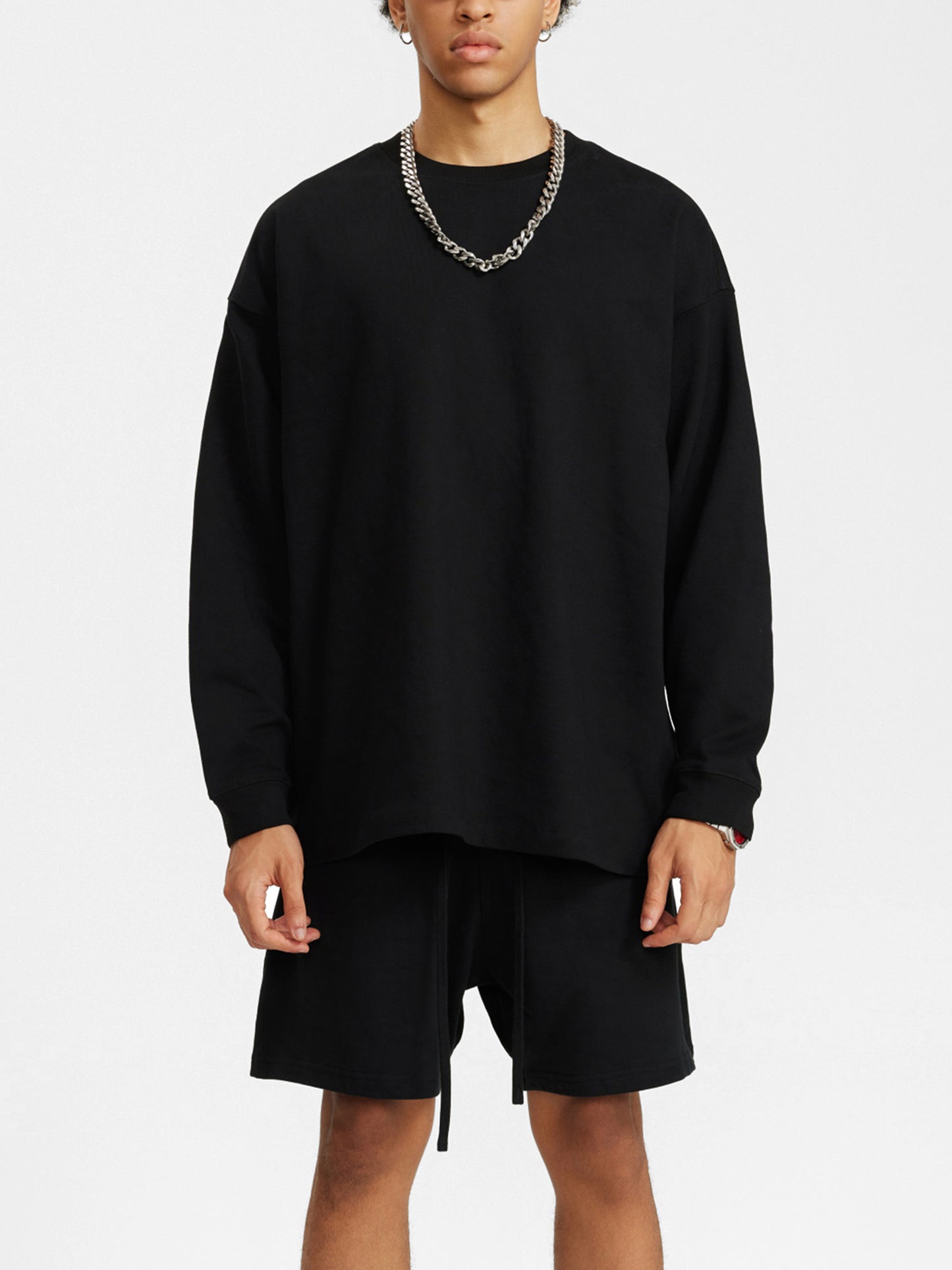 305 GSM | 9oz 'BLACK' LONGSLEEVE