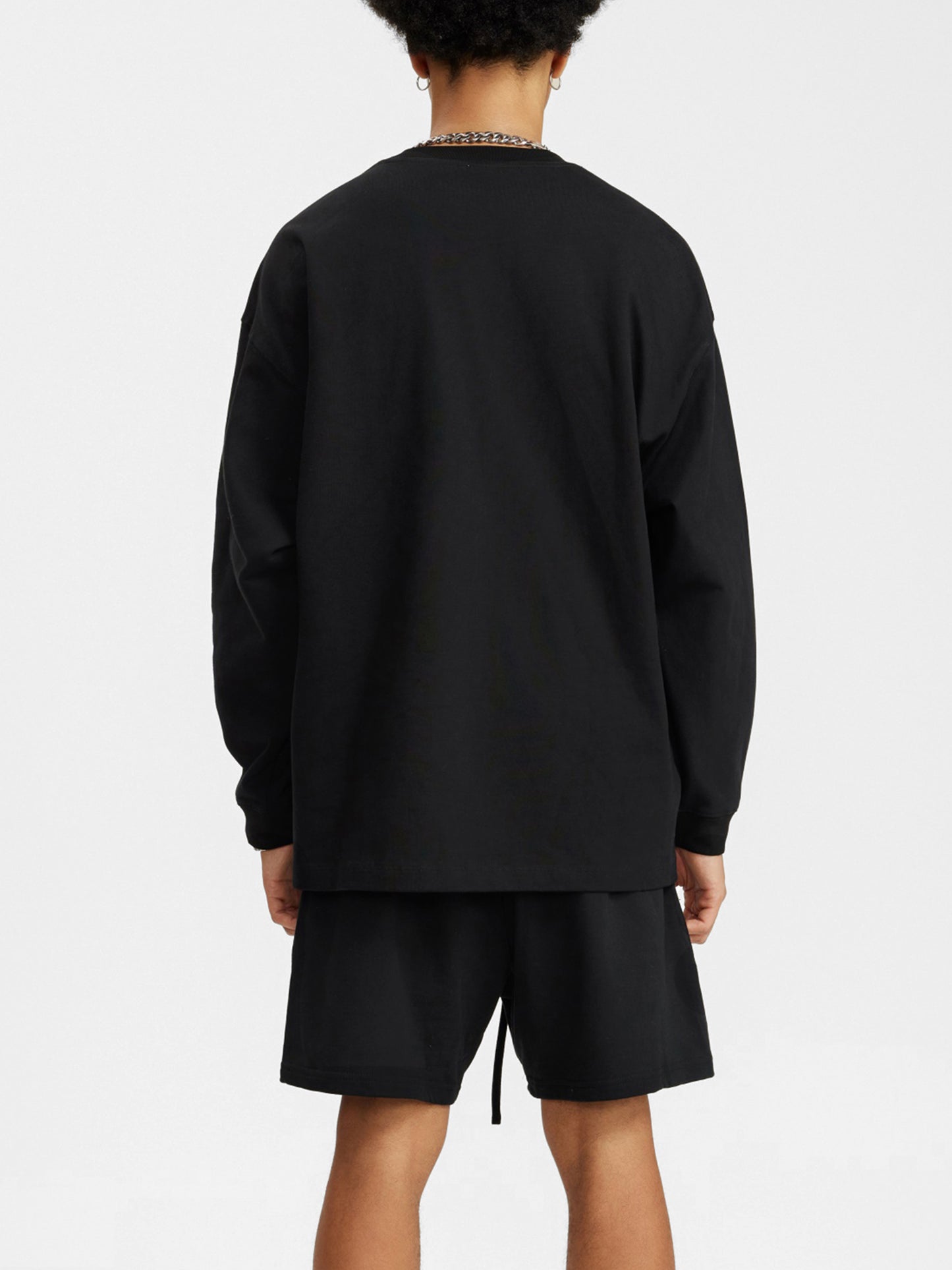 305 GSM | 9oz 'BLACK' LONGSLEEVE