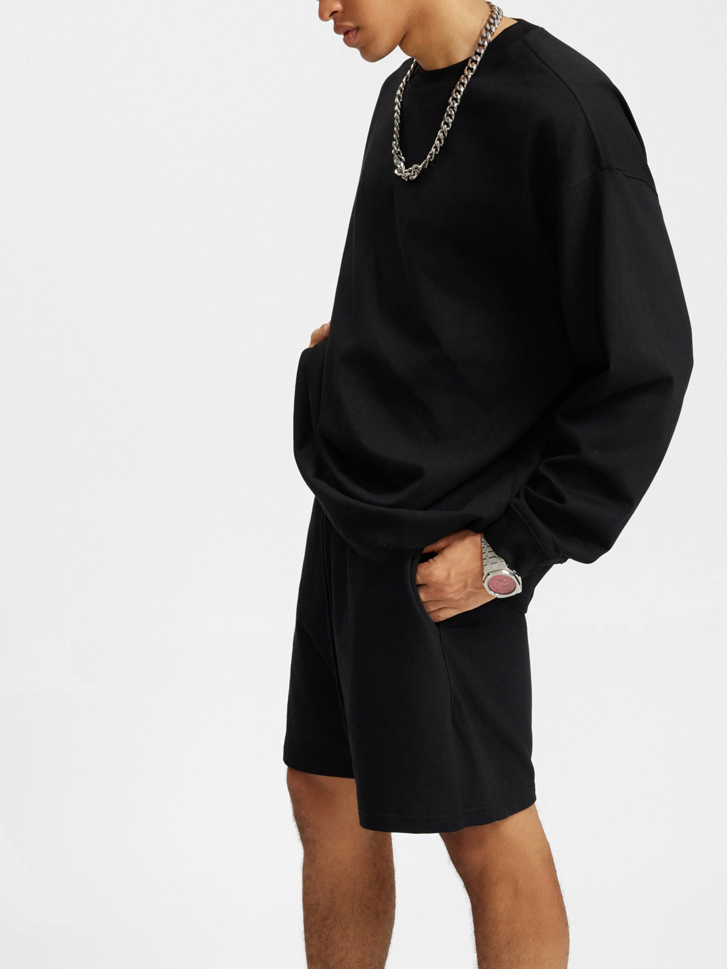305 GSM | 9oz 'BLACK' LONGSLEEVE