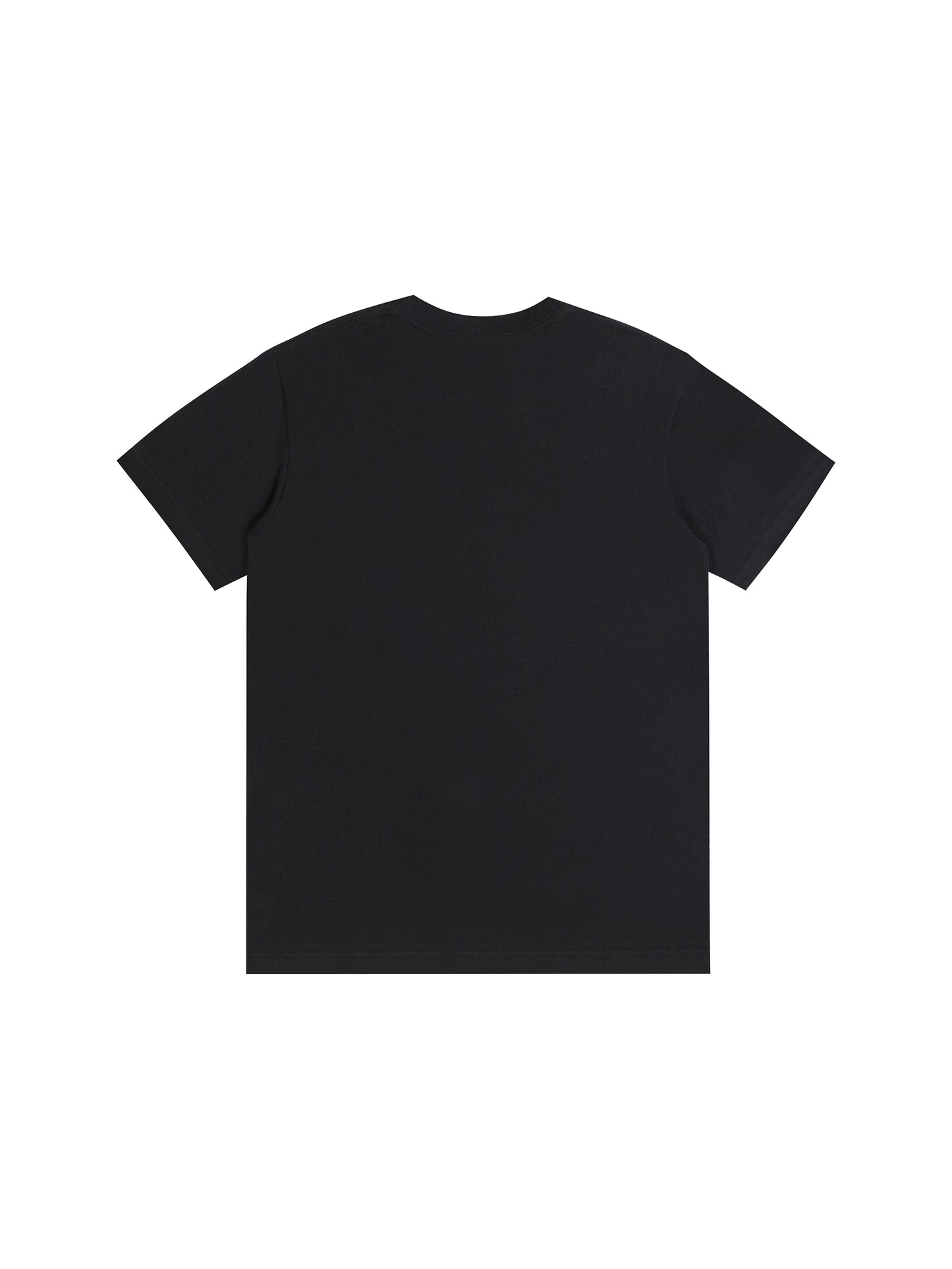 180 GSM | 5.3oz 'BLACK' T-SHIRT