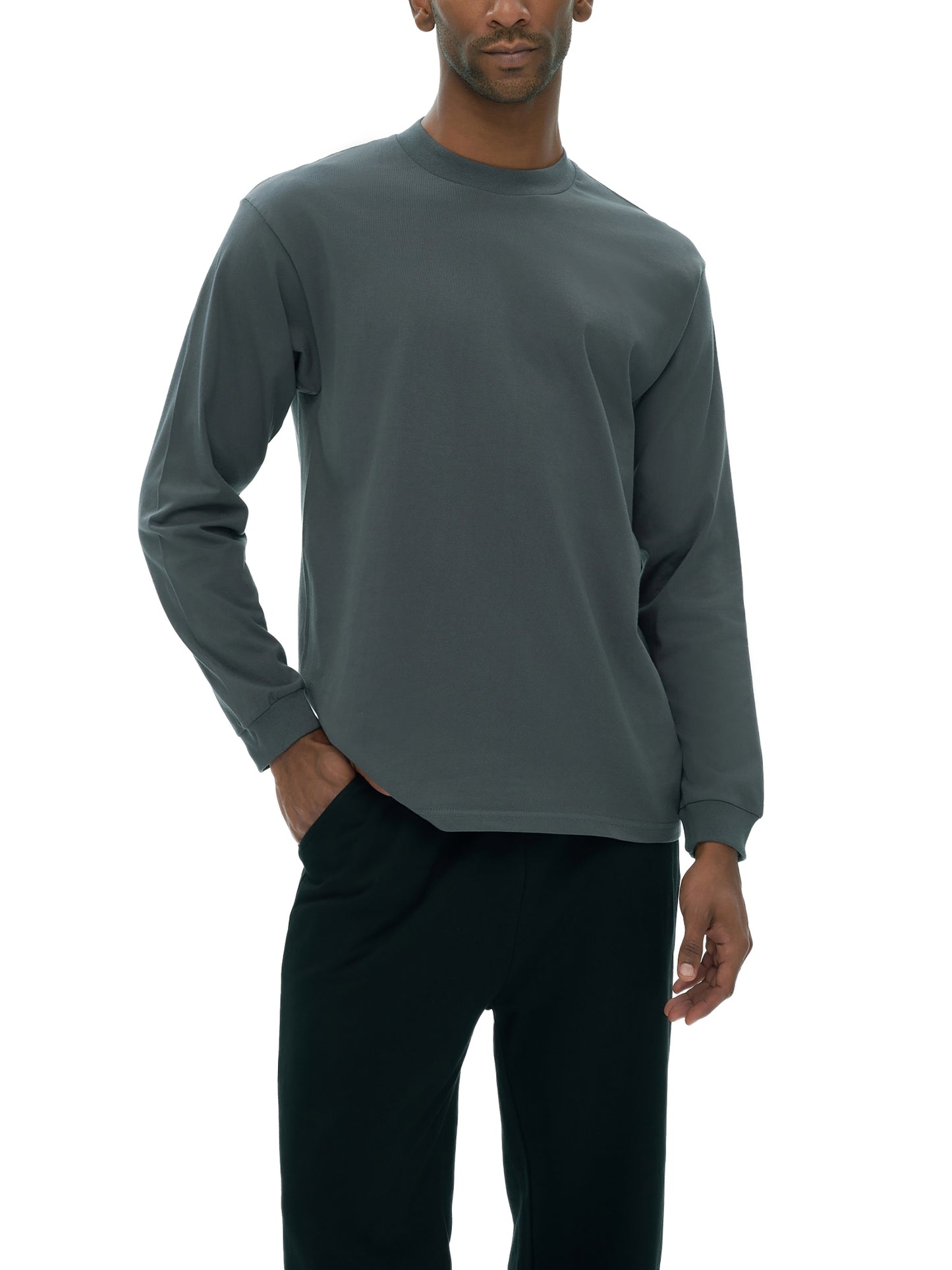 270 GSM | 8oz 'DARK GRAY' LONGSLEEVE