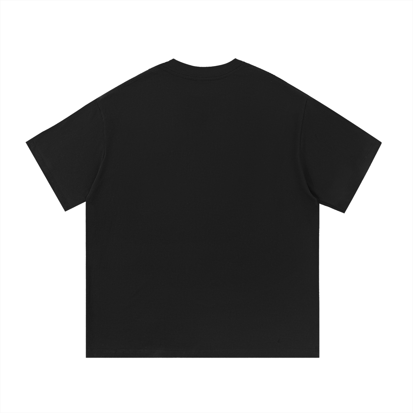 260 GSM | 7.7 OZ 'BLACK' 100% COTTON T-SHIRT
