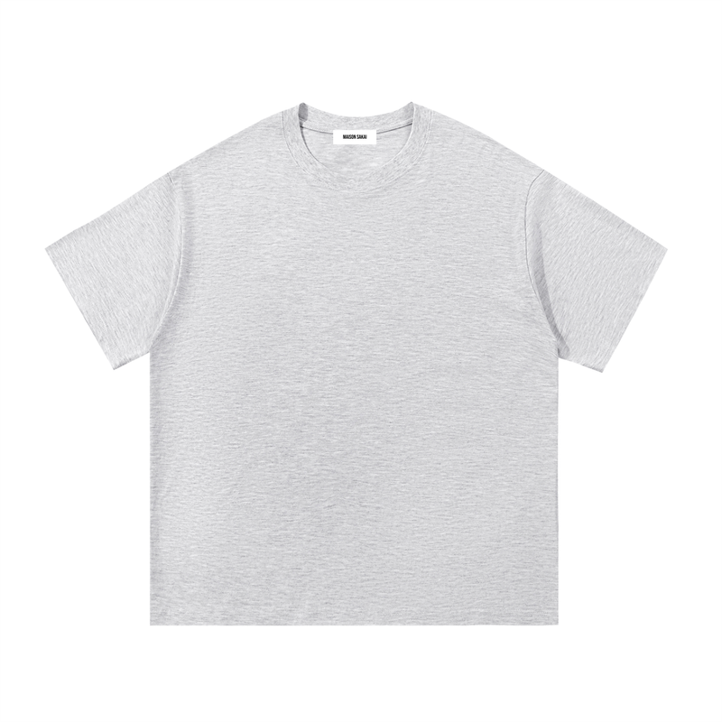 260 GSM | 7.7 OZ 'GRAY' 100% COTTON T-SHIRT