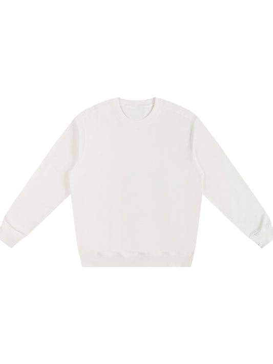 300 GSM | 8.8oz 'WHITE' CREWNECK