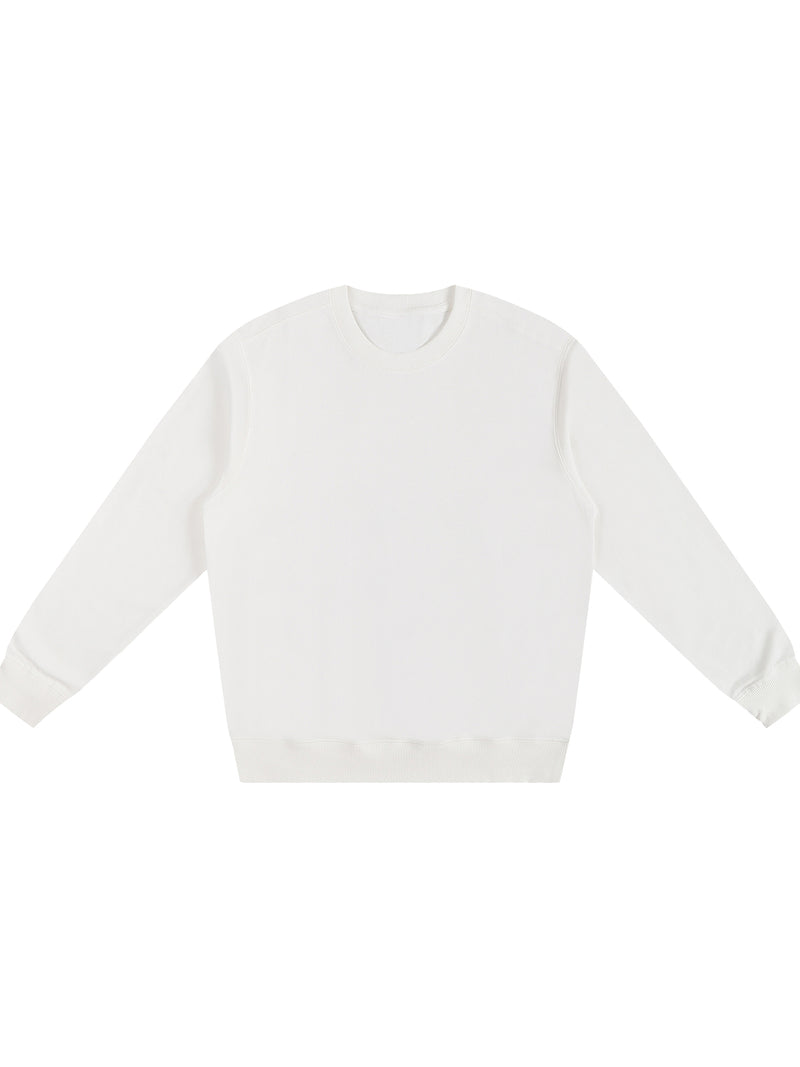 300 GSM | 8.8oz 'WHITE' CREWNECK