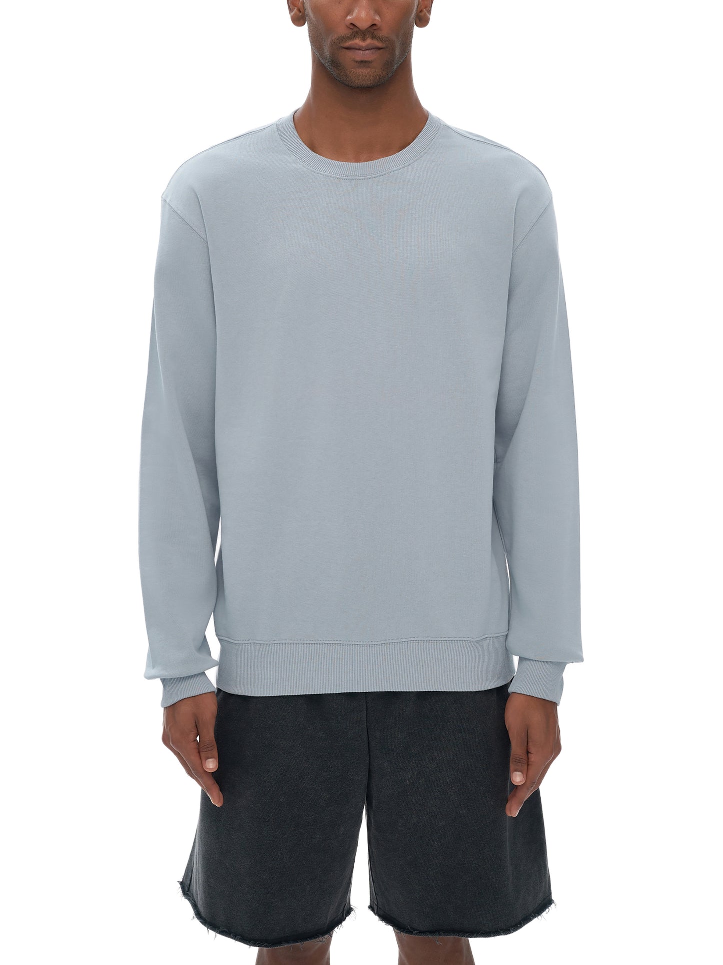 300 GSM | 8.8oz 'HAZE BLUE' CREWNECK