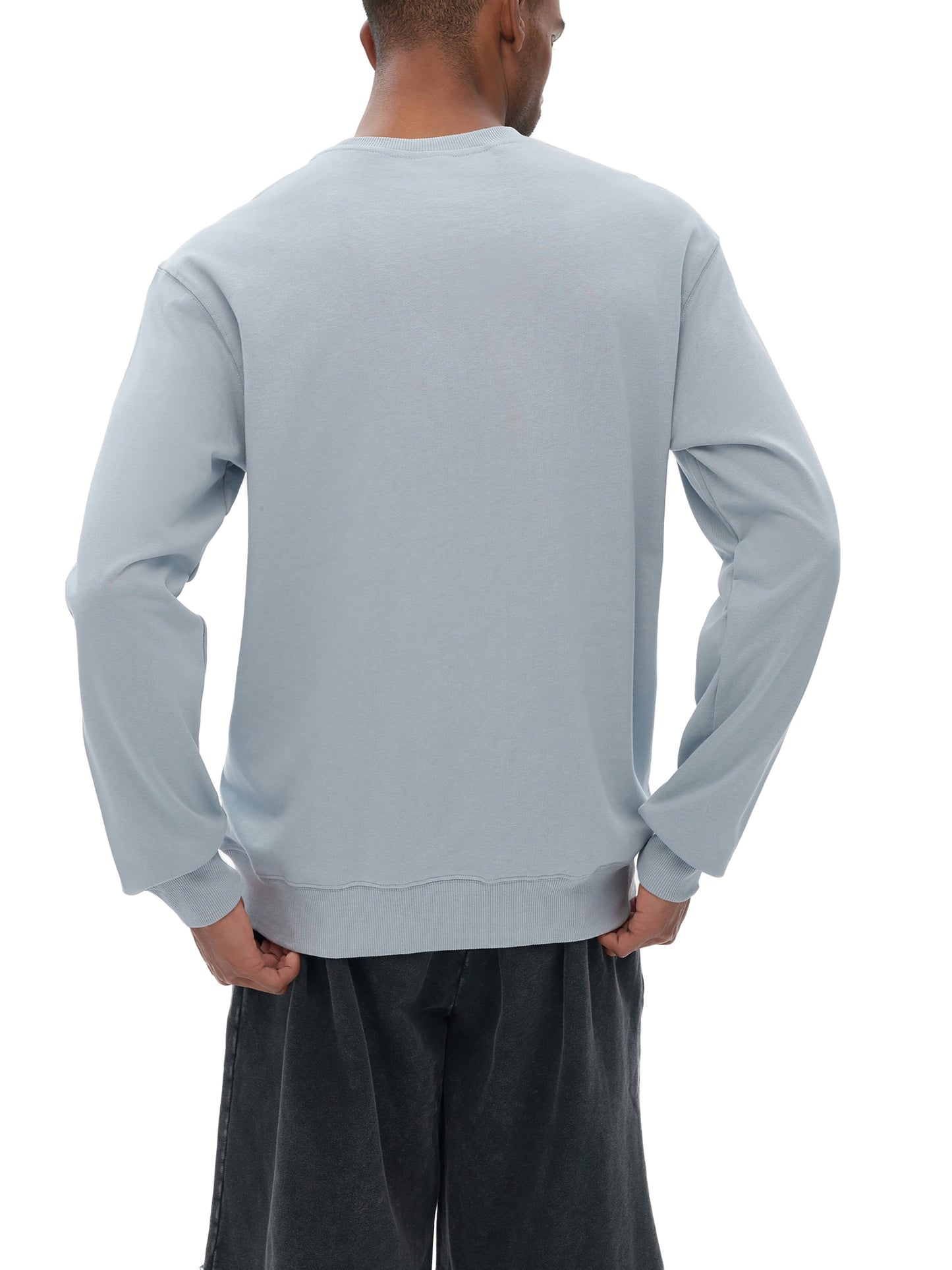 300 GSM | 8.8oz 'HAZE BLUE' CREWNECK