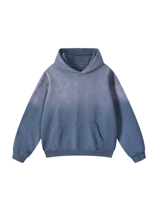 600 GSM | 12oz 'SUN FADED BLUE' HOODIE