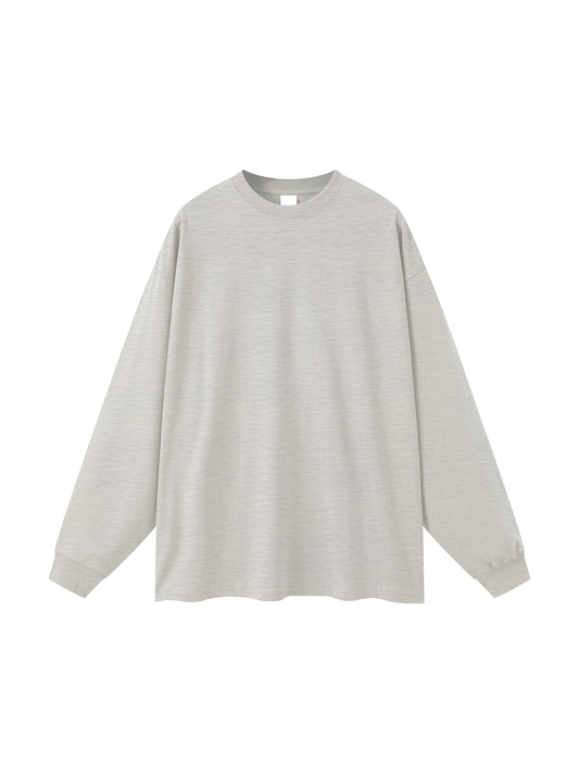 305 GSM | 9oz 'LIGHT GRAY' LONGSLEEVE