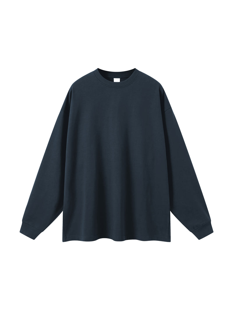 305 GSM | 9oz 'NAVY BLUE' LONGSLEEVE