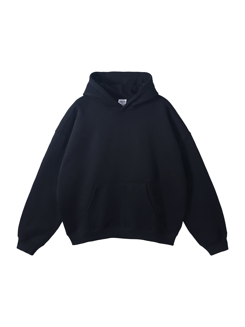 400 GSM | 10.3oz 'BLACK' HOODIE