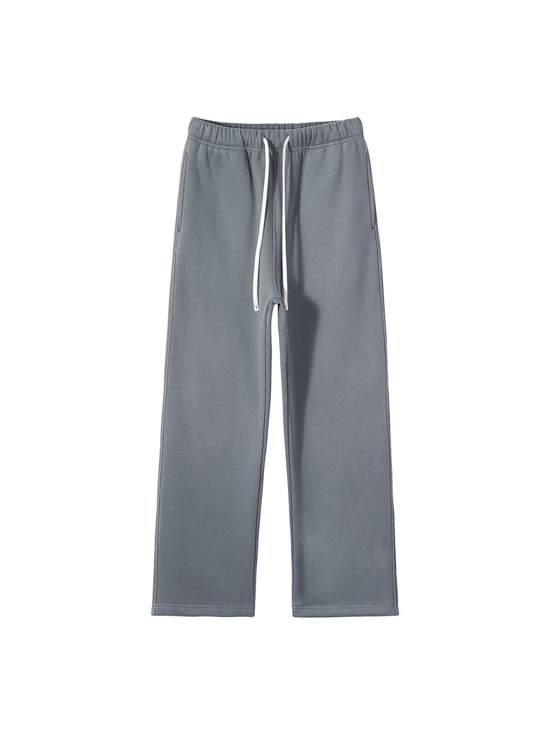 360 GSM | 10.6oz 'GRAY' STRAIGHT-LEG PANTS