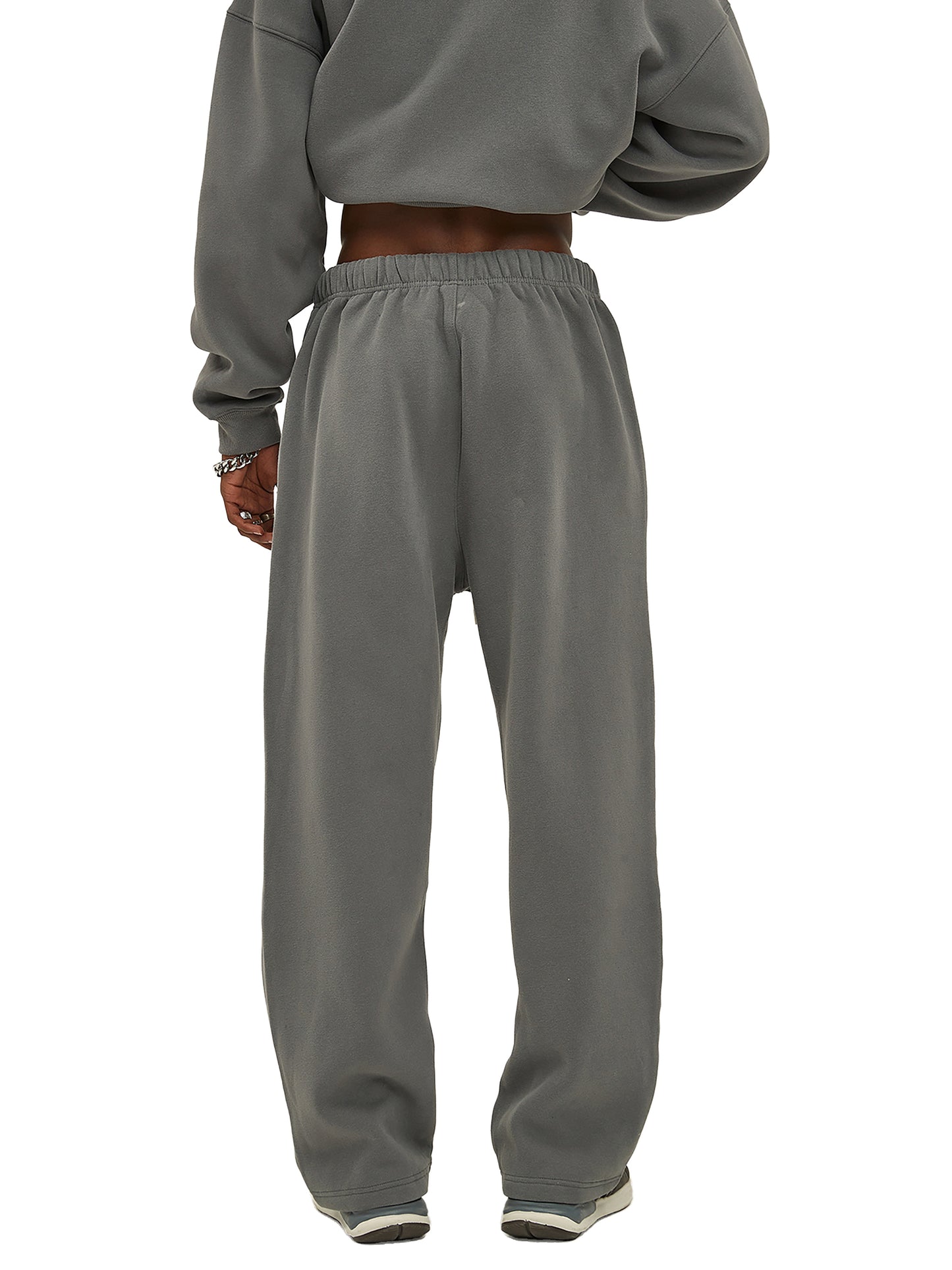360 GSM | 10.6oz 'DARK GRAY' STRAIGHT-LEG PANTS