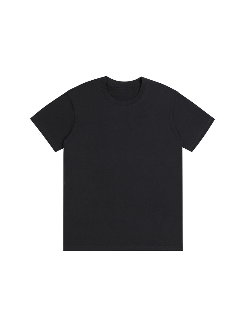 180 GSM | 5.3oz 'BLACK' T-SHIRT