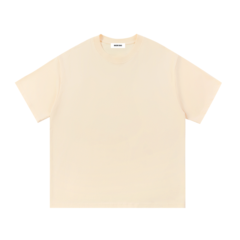 260 GSM | 7.7 OZ 'APRICOT' 100% COTTON T-SHIRT