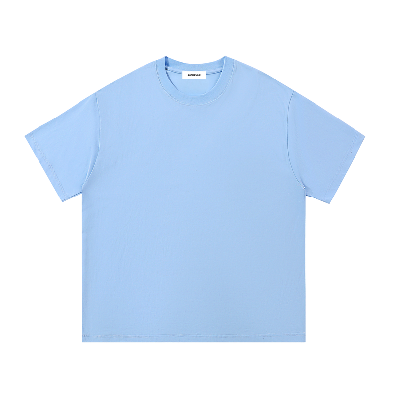 260 GSM | 7.7 OZ 'LIGHT BLUE' 100% COTTON T-SHIRT