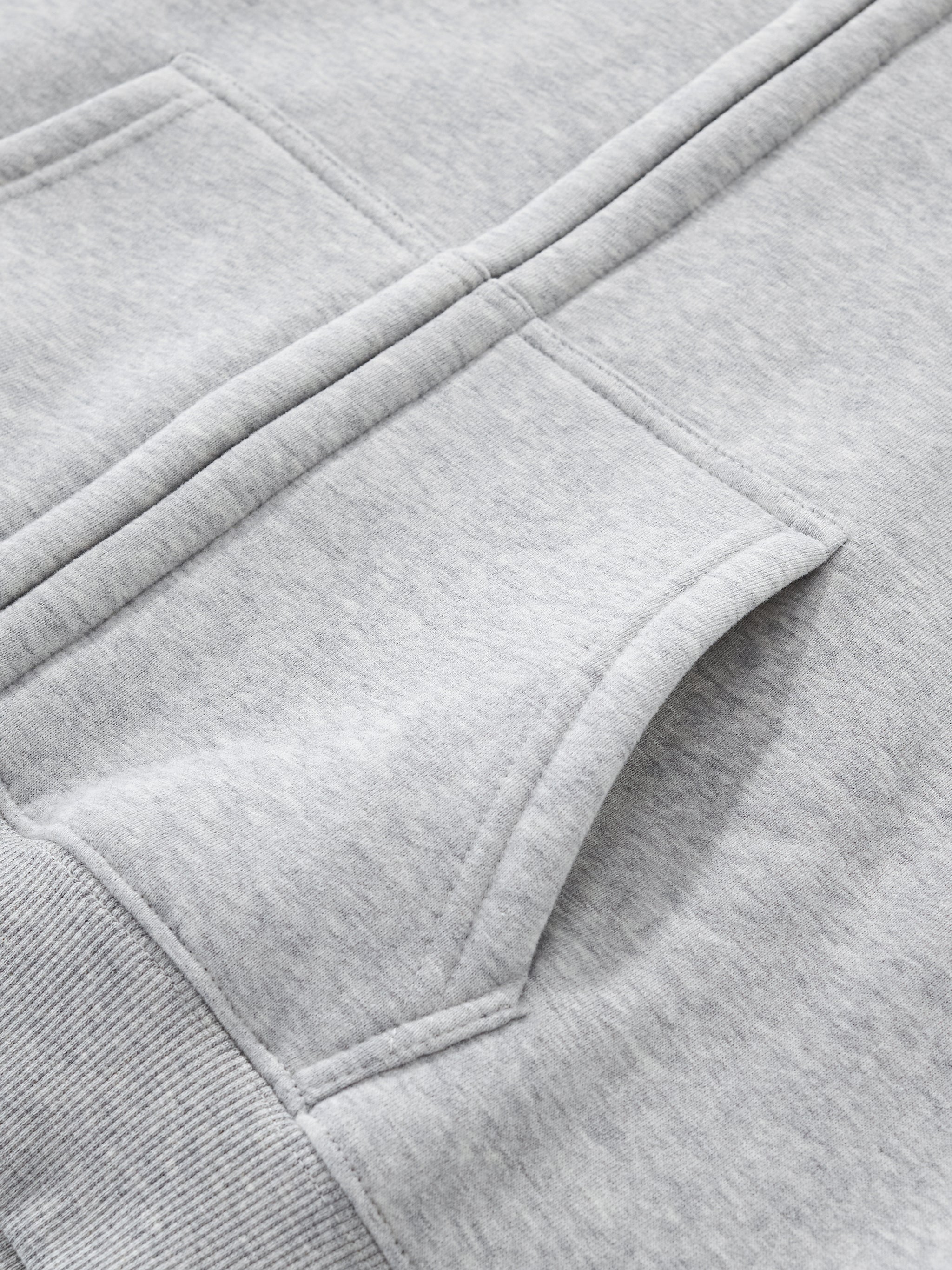 350 GSM | 10.3oz WOMEN 'GRAY' DOUBLE ZIPPER CROP HOODIE