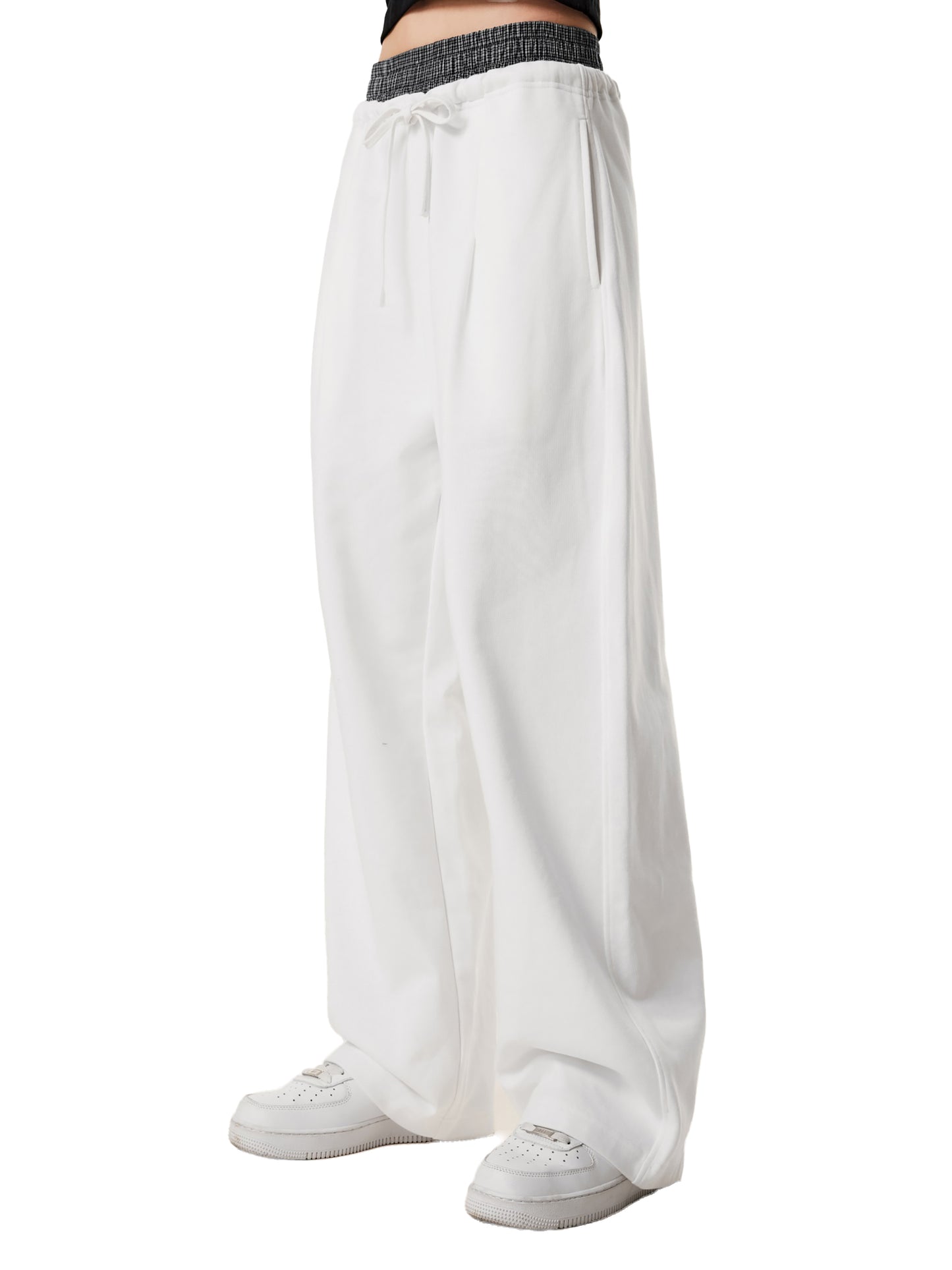 280 GSM | 8.3oz PLAID CONTRAST WAIST PANTS